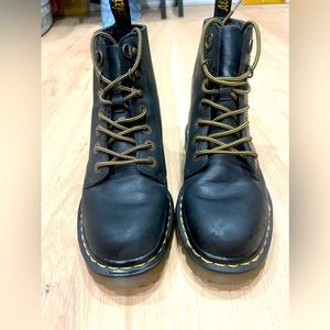 Authentic Doc Martin Black Combat Boot size 6.5